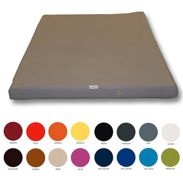 Colchoneta Kinefis pequeña para rehabilitación con asas y esquinas reforzadas tapizada en skay - Varios colores (96 x 60 cm)